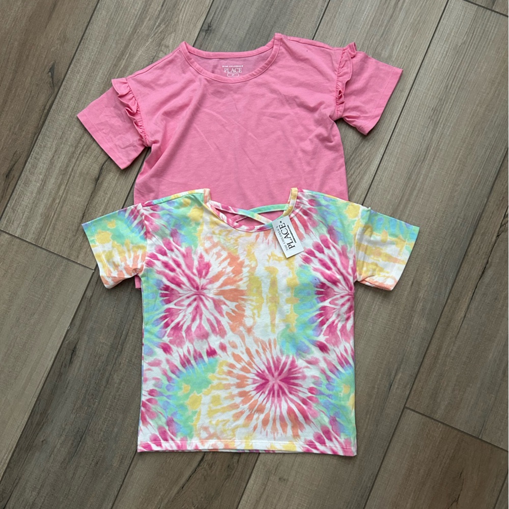 NWT The Children’s Place Girls Short Sleeve Shirt Set - Size 5T